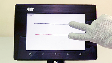 AMT 10.1 吋觸控顯示面板展示機台