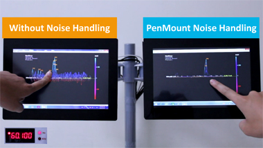 A high Noise Immunity Projected Capacitive (PCAP/PCI) Touch Screen